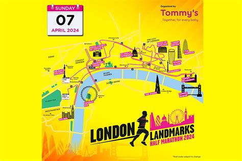 london landmarks half marathon 2024 charities